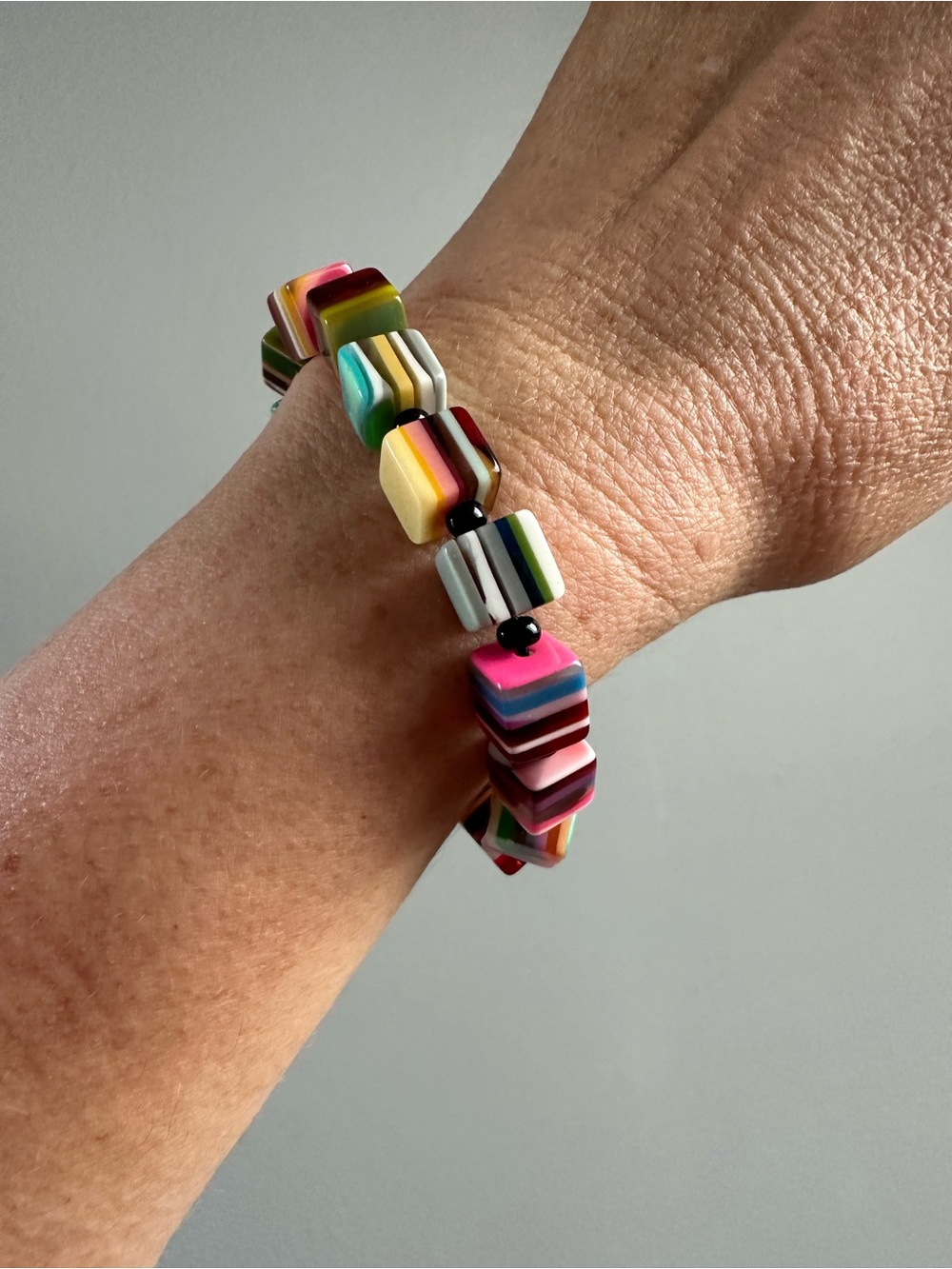 Sobral Rainbow Stripe Bracelet